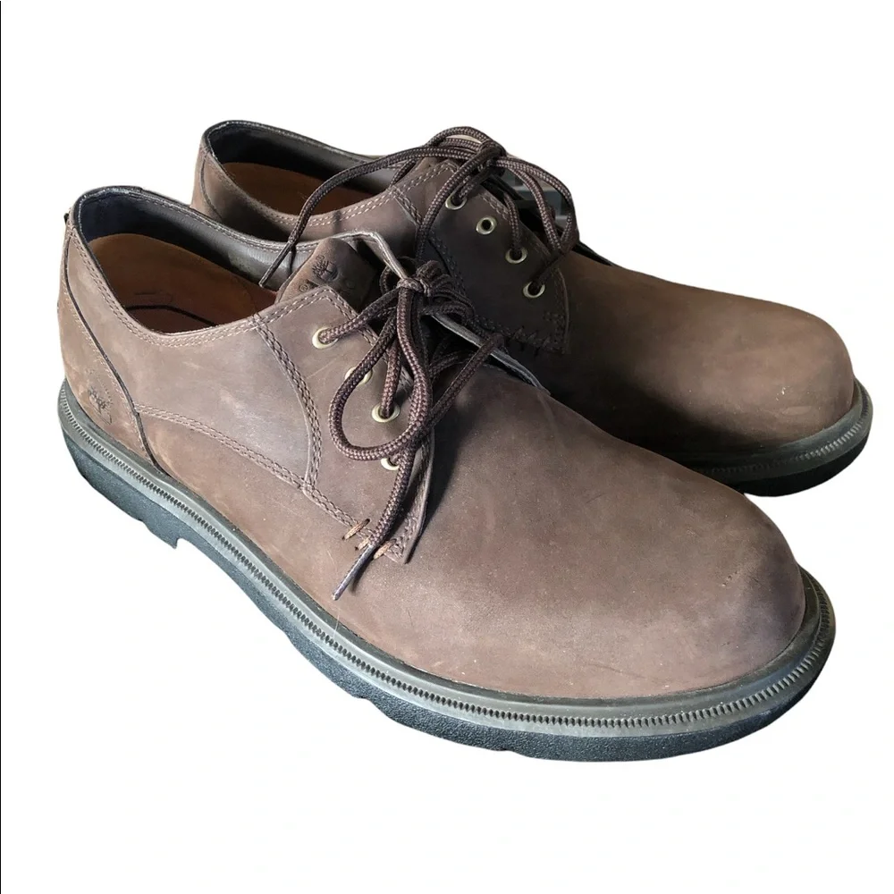 Timberland waterproof Montgomery PTO suede brown shoes‎ men's size 10.5